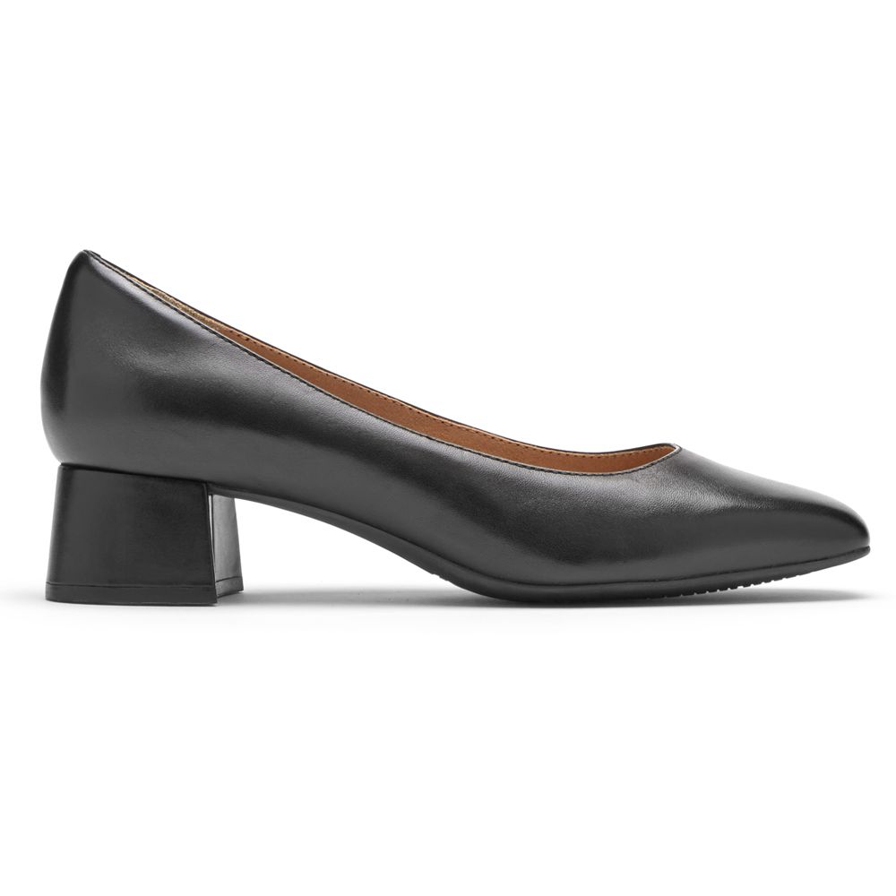 Rockport Total Motion Esma Heel - Womens Pumps - Black - NZ (NBW-459328)